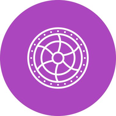 Daha serin ağ simgesi vektör illüstrasyonu