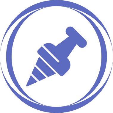 İp simgesi. düz tasarım biçimi