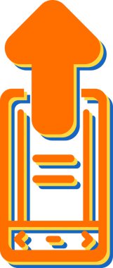 vektör taşınabilir yükseltme simgesi, vektör illüstrasyonu