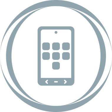 Simge Uygular. Uygulamalar Pictogram. Programlar İmza, Vektör İllüstrasyonu