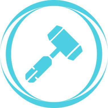 Web simge vektör çizim çekiç