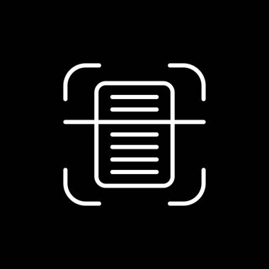 belge web simgesi vektör illüstrasyonu