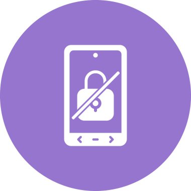 Şifresiz akıllı telefonun temel doğrusal çizimi