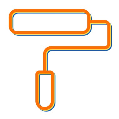  Roller vektör simgesi, illüstrasyon 