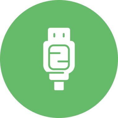 SATA kablo simgesinin web illüstrasyonu