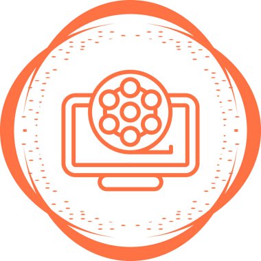 Film makarasının basit vektör simgesi