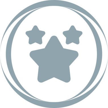 yıldız web simgesi, vektör çizim