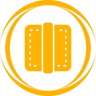 Web uygulamaları için bir belgeyi temsil eden soyut renk simgesi.