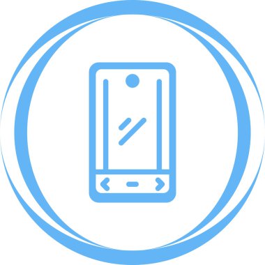 akıllı telefon web simgesi basit illüstrasyon