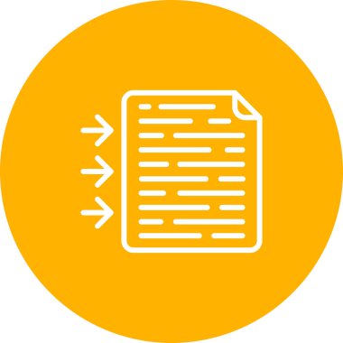 belge web simgesi vektör illüstrasyonu