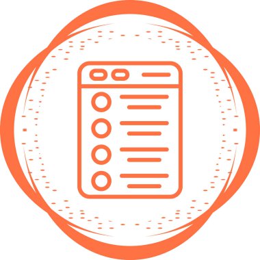 Tasarım Kriterleri Web simgesi vektör çizimi