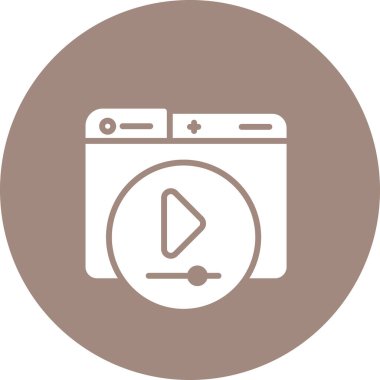 Oyuncu simgesinin vektör illüstrasyonu 