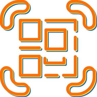 QR Kod simgesi, özet biçimi