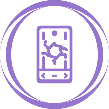 akıllı telefon web simgesi basit illüstrasyon