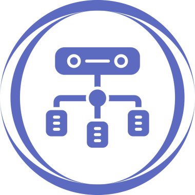 Yük dengeleyici. Web simgesi basit illüstrasyon 