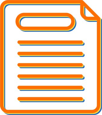 Rapor ver. Web simgesi basit illüstrasyon