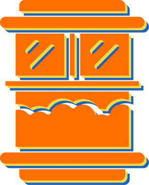 pencere web simge vektör çizim 