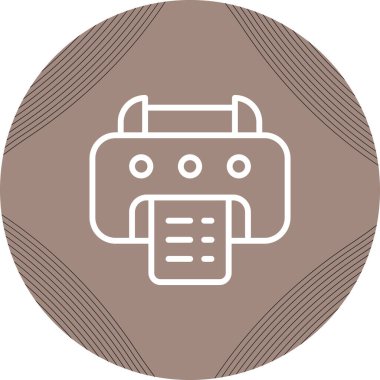 Web simgesi vektör resimlemesini yazdır     