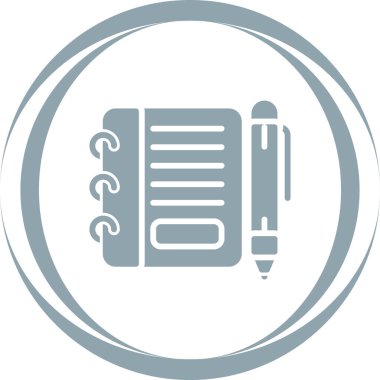 Kalemle Notepad 'in temel doğrusal resmi