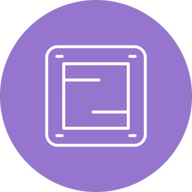 Ana kart bilgisayar simgesi, vektör illüstrasyonu