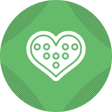 Kalp. Web simgesi basit illüstrasyon 