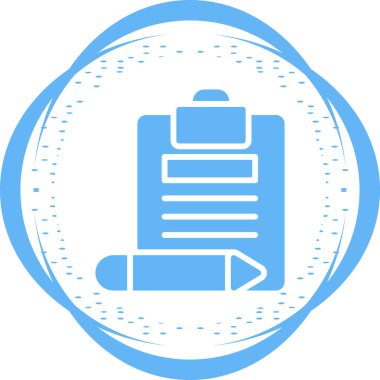 Belge. Web simgesi basit illüstrasyon