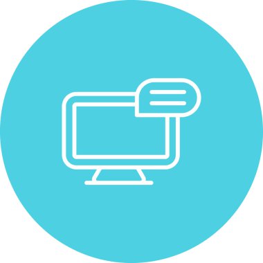 bilgisayar simgesi vektör illüstrasyonu  