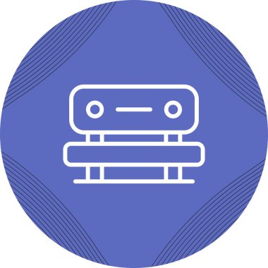 bank simgesi, vektör illüstrasyonu basit tasarım