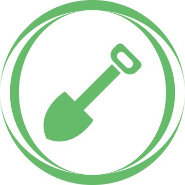 Soyut renk küreği kürek vektör illüstrasyonu 