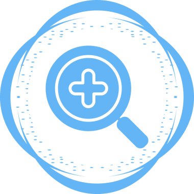 Arama simgesi vektör illüstrasyonu. Yakınlaştır     