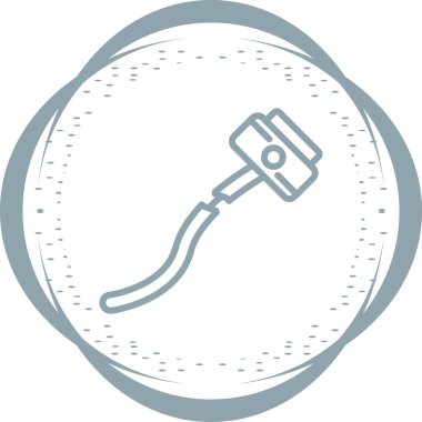 Modern Kırık Kablo simgesinin vektör çizimi        