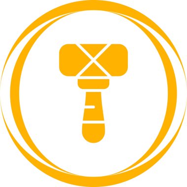 Web simge vektör çizim çekiç