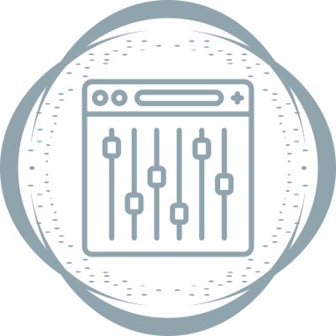 ayar simgesi vektör illüstrasyonu