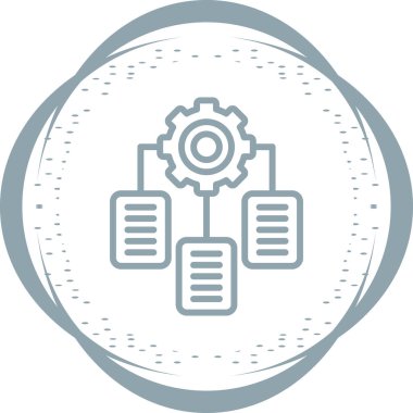 belge web simgesi vektör illüstrasyonu