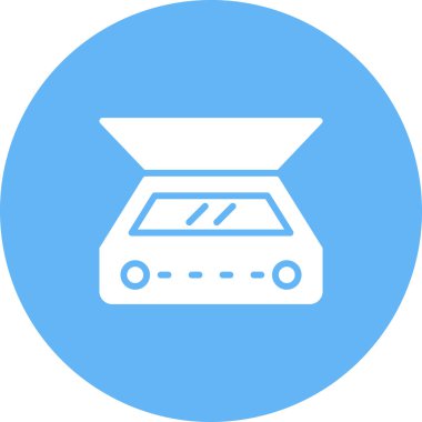 Tarayıcı simgesinin temel doğrusal çizimi