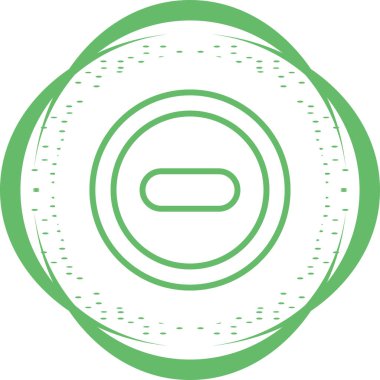 Basit düz eksi vektör çizimi tasarımı