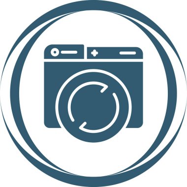 Yenile. Web simgesi basit illüstrasyon