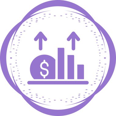 Ekonomi ikonu vektör illüstrasyonu