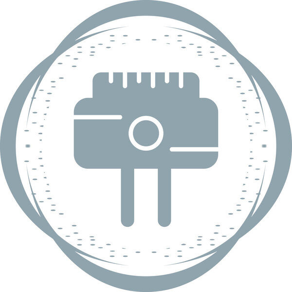 electric plug icon web simple illustration