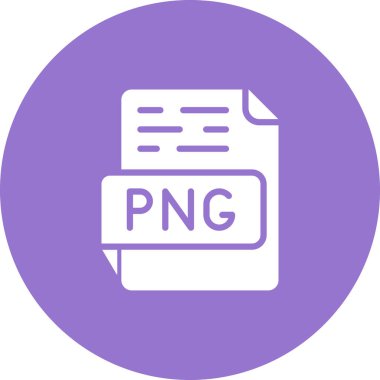 png dosya biçimi simgesi, vektör illüstrasyonu