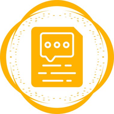 belge web simgesi vektör illüstrasyonu