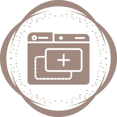 Beyaz Arkaplanda Eklenti Simgesi veya İmza İzole Edildi