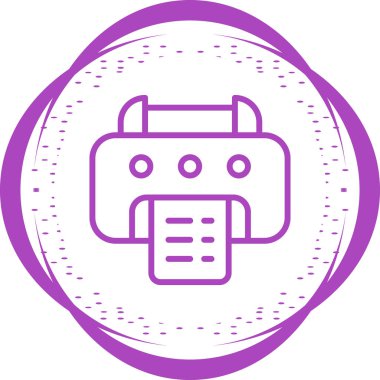 Web simgesi vektör resimlemesini yazdır     