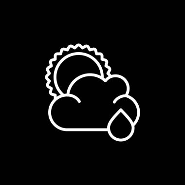 bulut web simgesi vektör illüstrasyonu