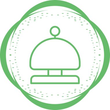 Zil. Web simgesi basit illüstrasyon 