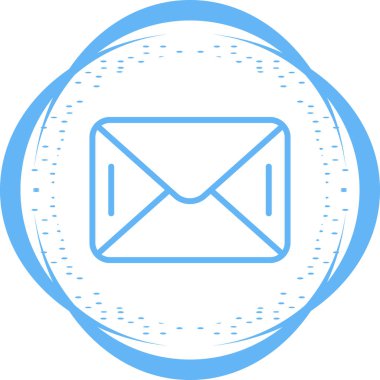 E- posta simgesi, vektör illüstrasyon tasarımı         