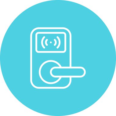 kilit simgesi, vektör illüstrasyon tasarımı  