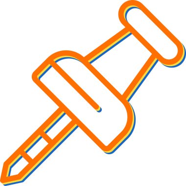 İp simgesi. düz tasarım biçimi