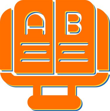 Test simgesinin temel doğrusal çizimi