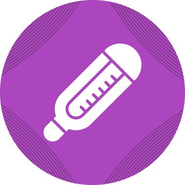 termometre simgesi web basit illüstrasyon